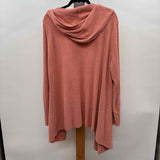Barefoot Dreams Women's Size 1X Peach Ribbed Cardigan