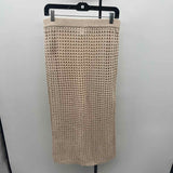 Steve Madden Women's Size 14 Beige Open Weave Skirt