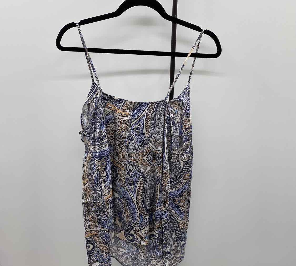 Lane Bryant Women's Size XL Blue Damask Tank