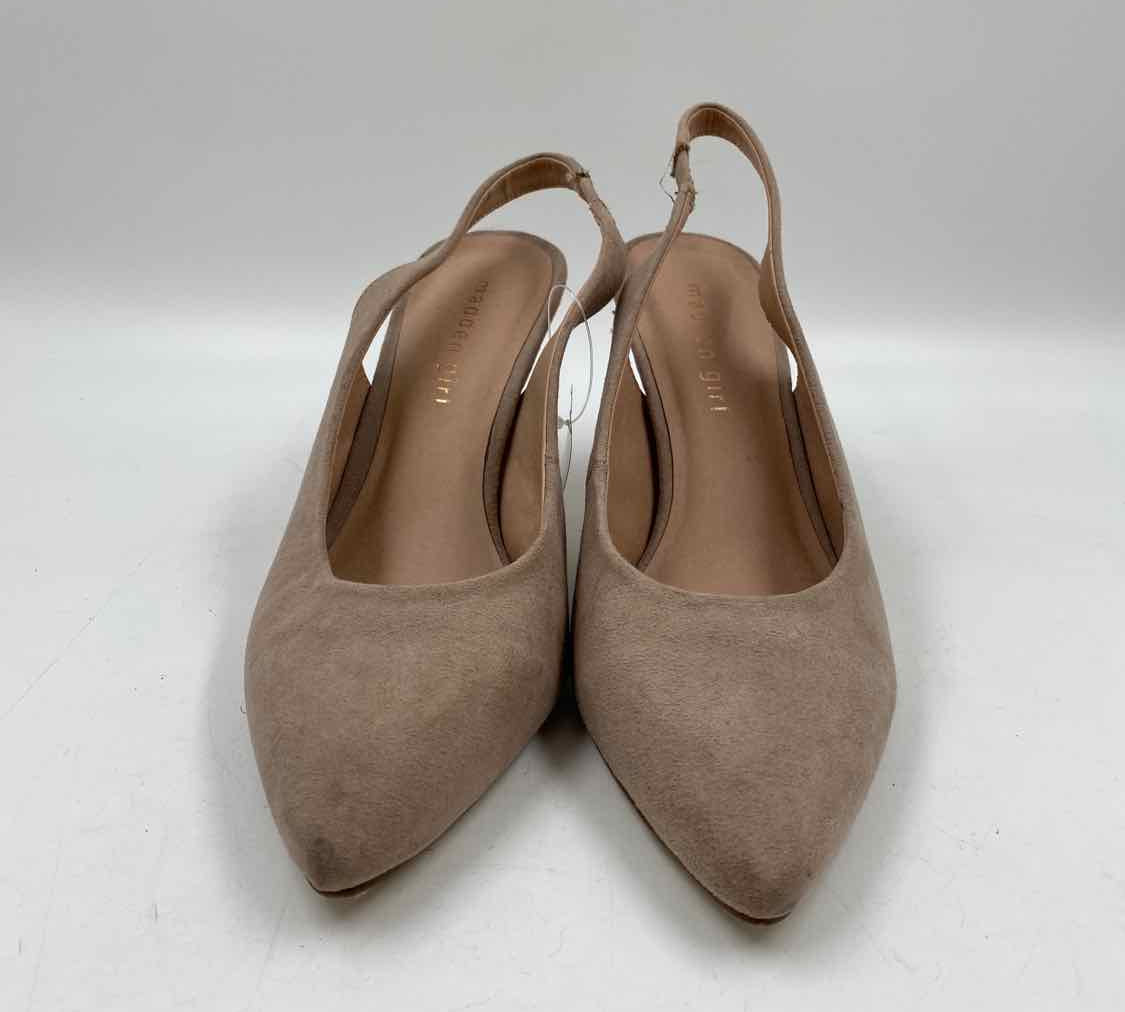 Madden Women's Shoe Size 8.5 Tan Solid Slingbacks