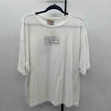 Morning Sun Women's Size 2X White USA T-Shirt