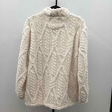 Simply Southern Women's Size M Ivory Textured Sweater