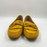 Talbots Women's Shoe Size 9.5 Mustard Yellow pebble Loafers