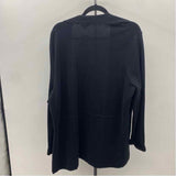 Talbots Women's Size 2X Black Solid Cardigan