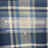Vineyard Vines Men's Size S Blue Plaid Long Sleeve Shirt
