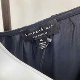 Current Air Women's Size M Navy Solid Long Sleeve Shirt