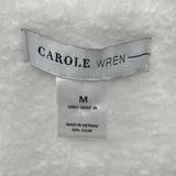 Carole Wren Women's Size M White Textured Jacket