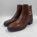 Tommy Hilfiger Women's Shoe Size 8 Caramel Solid Boots