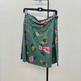 Toad & Co Women's Size 10 Green Floral Skirt