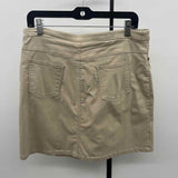 Hearts of Palm Women's Size 12 Tan Solid Skirt