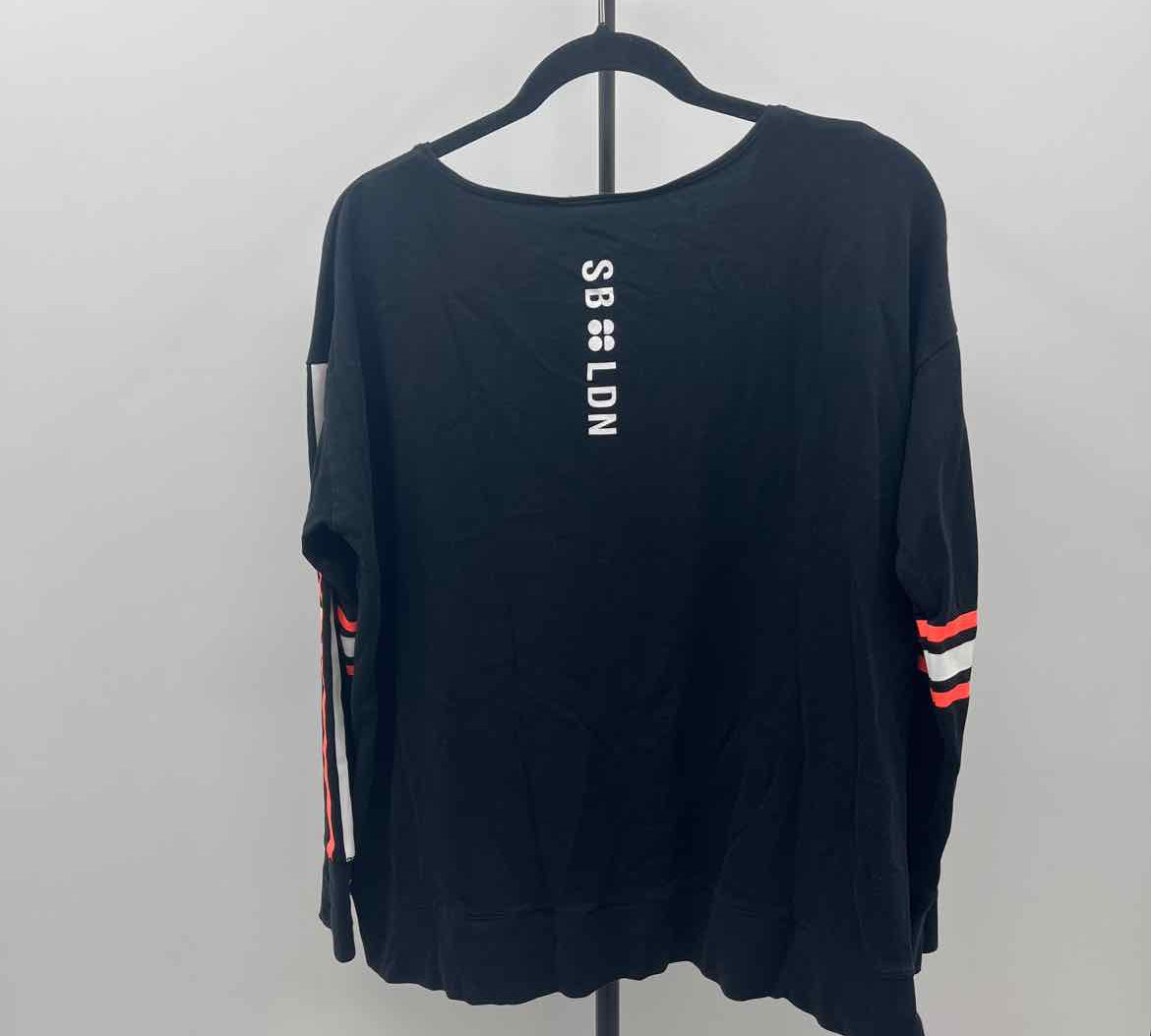 Sweaty Betty Women's Size L Black Solid Long Sleeve Shirt