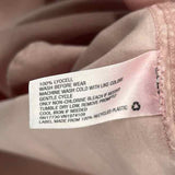 Knox Rose Women's Size L Peach Solid Long Sleeve Shirt