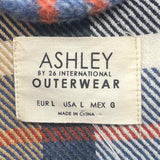 26 International Women's Size L Blue Plaid Jacket