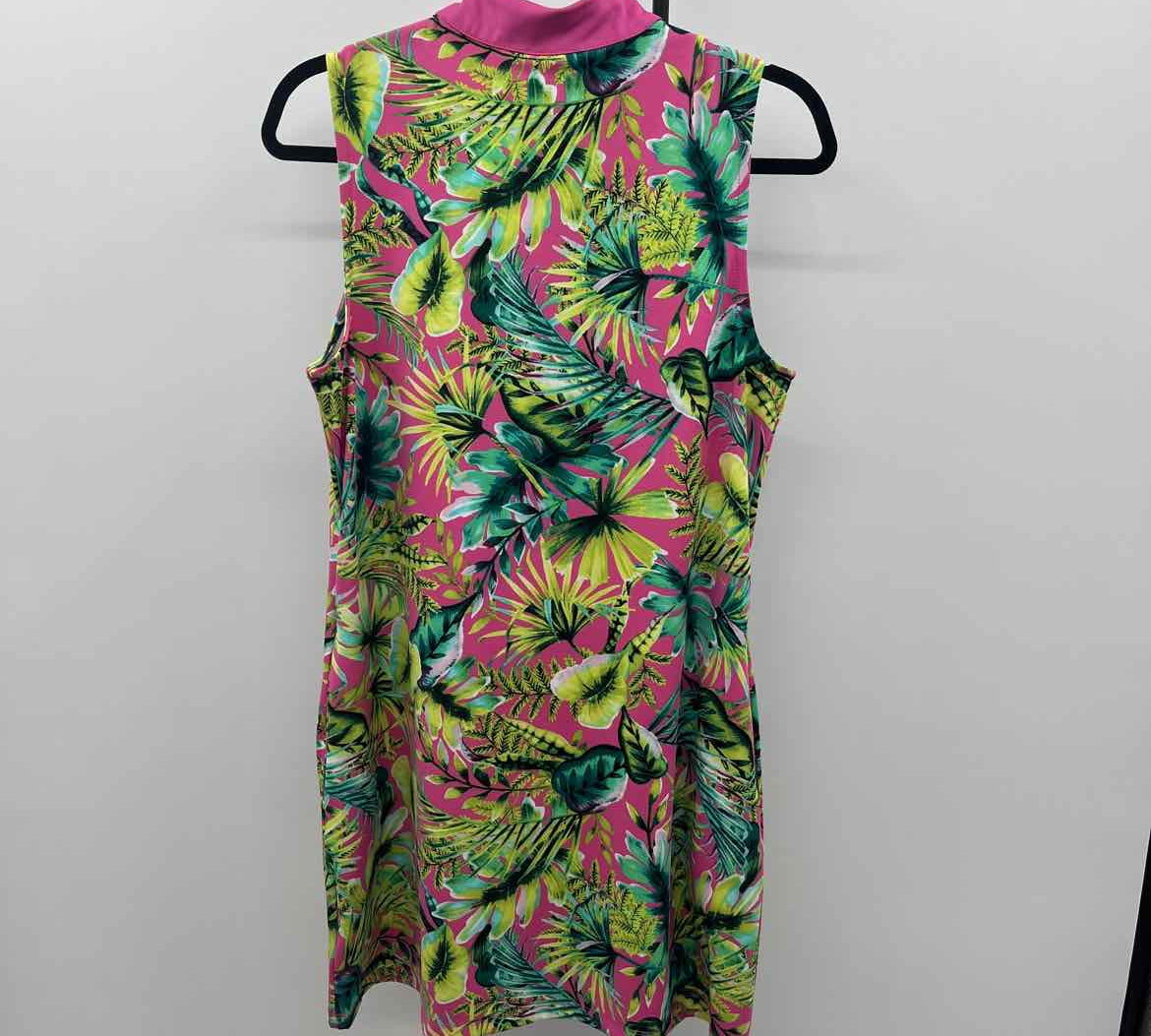 Tommy Bahama Women's Size 14 Pink Leaf Dress