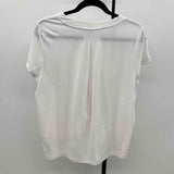 Athleta Women's Size XS White Solid Short Sleeve Shirt