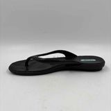 Oka B Women's Shoe Size 6 Black Solid Flip Flops