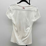 Puma Women's Size L White Logo T-Shirt