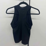 Athleta Women's Size XS Black Ribbed Sleeveless Shirt