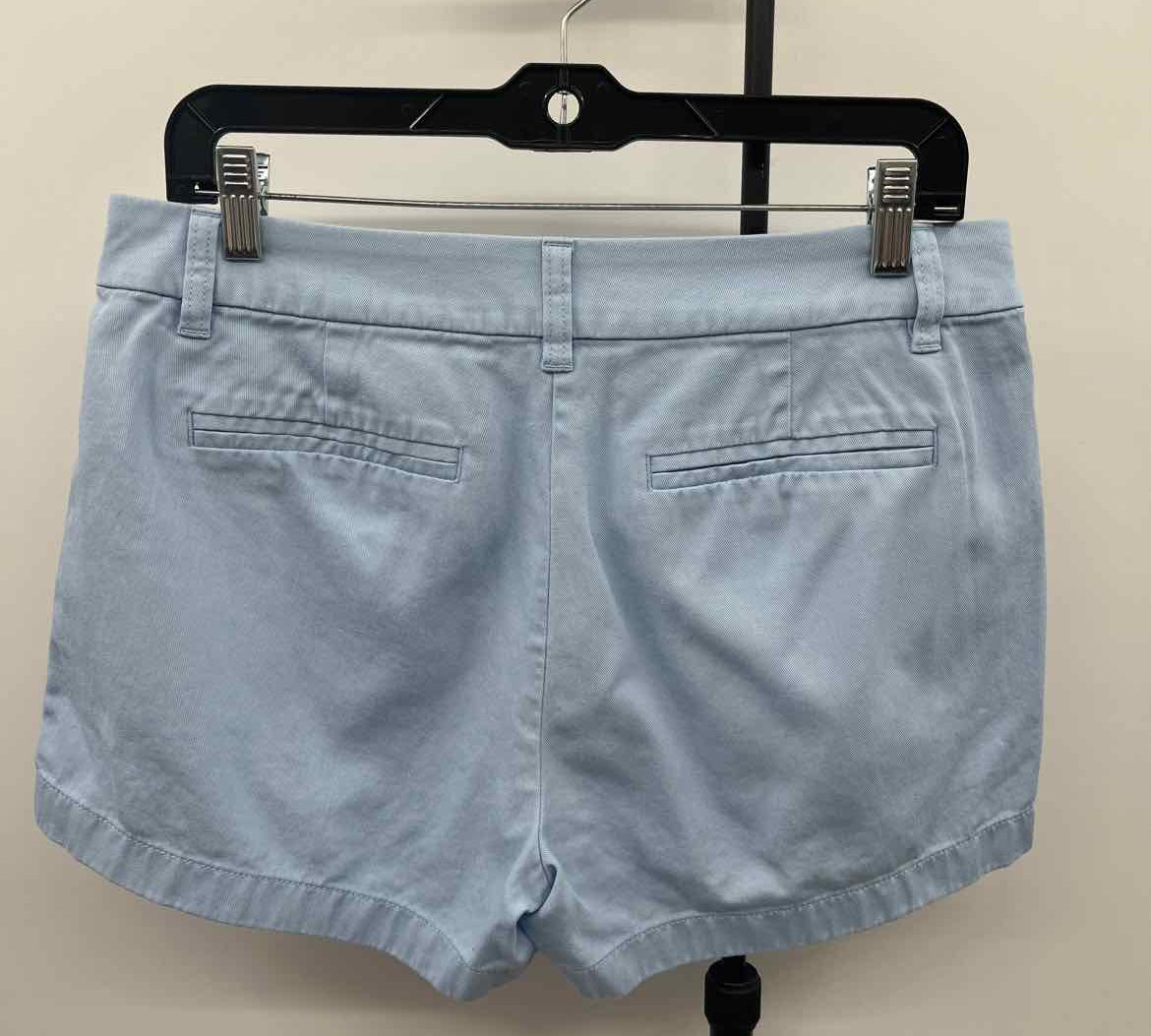 J Crew Women's Size 6 Light Blue Solid Shorts