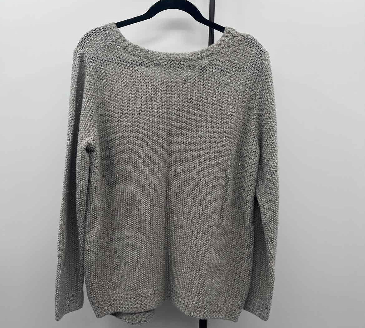 Lauren Conrad Women's Size L Beige Shimmer Sweater
