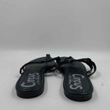 Sam Edelman Women's Shoe Size 9.5 Black Laser Cut Sandals