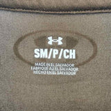Under Armour Men's Size S Brown Solid Long Sleeve Shirt