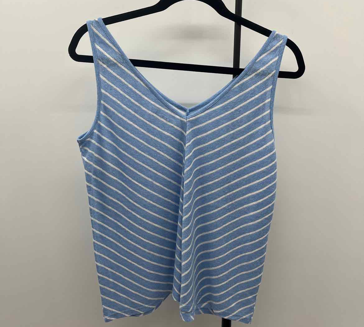 Loft Women's Size S Blue Stripe Tank