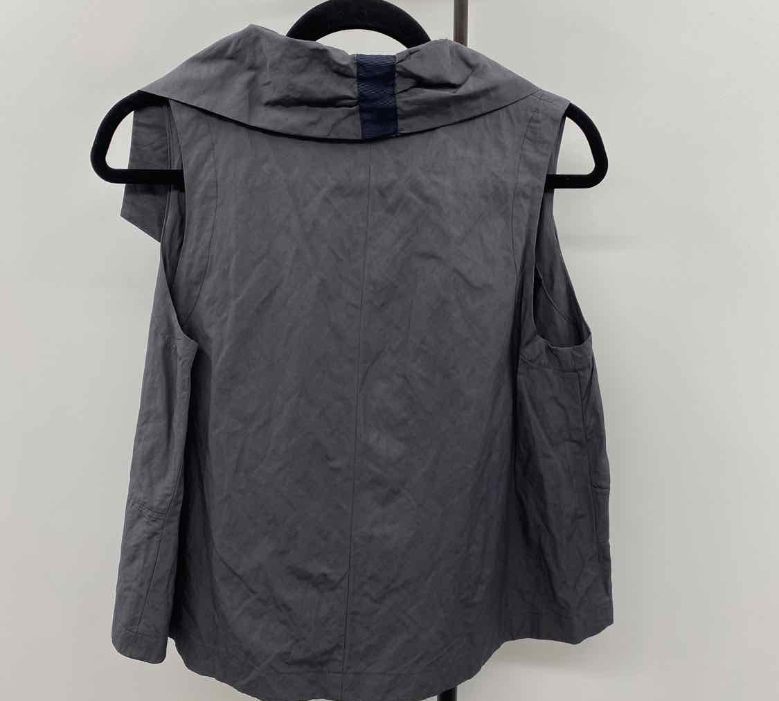 porto Women's Size XS Charcoal Solid Sleeveless Shirt