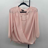JJill Women's Size MP Pink Solid Long Sleeve Shirt
