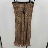 Rachel Zoe Women's Size 10 Tan Animal Print Skirt