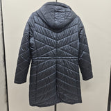 Chico's Women's Size M Navy Solid Coat