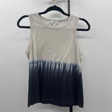 Evereve Women's Size M Gray Tie Dye Sleeveless Shirt