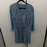 Holding Horses Women's Size 14 Blue Feathers Dress