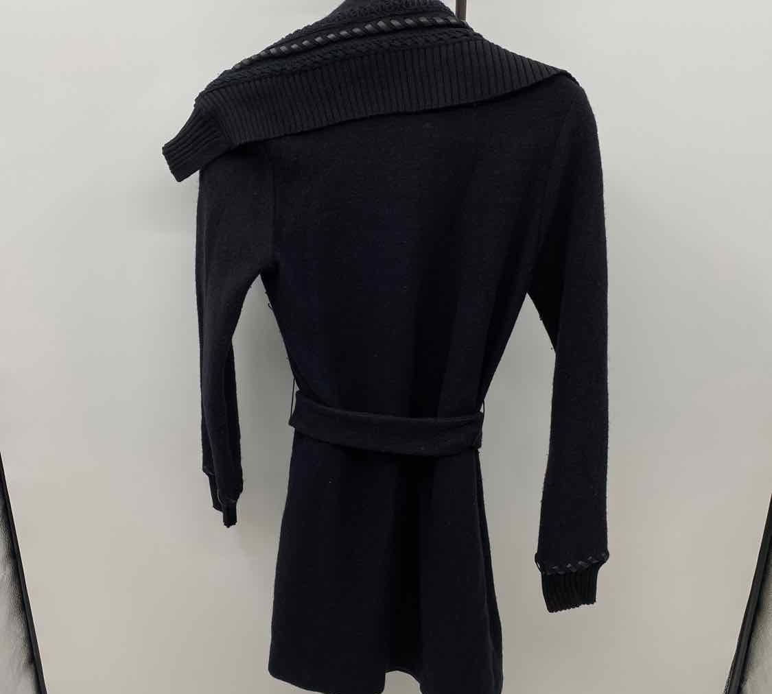 White House Black Market Women's Size S Black Solid Cardigan