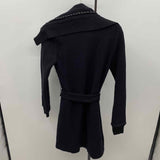 White House Black Market Women's Size S Black Solid Cardigan