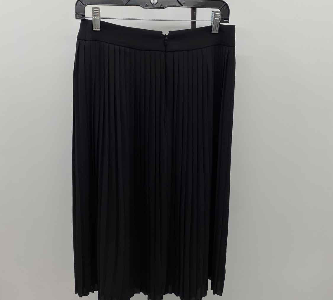J Crew Women's Size 6 Black Pleated Skirt
