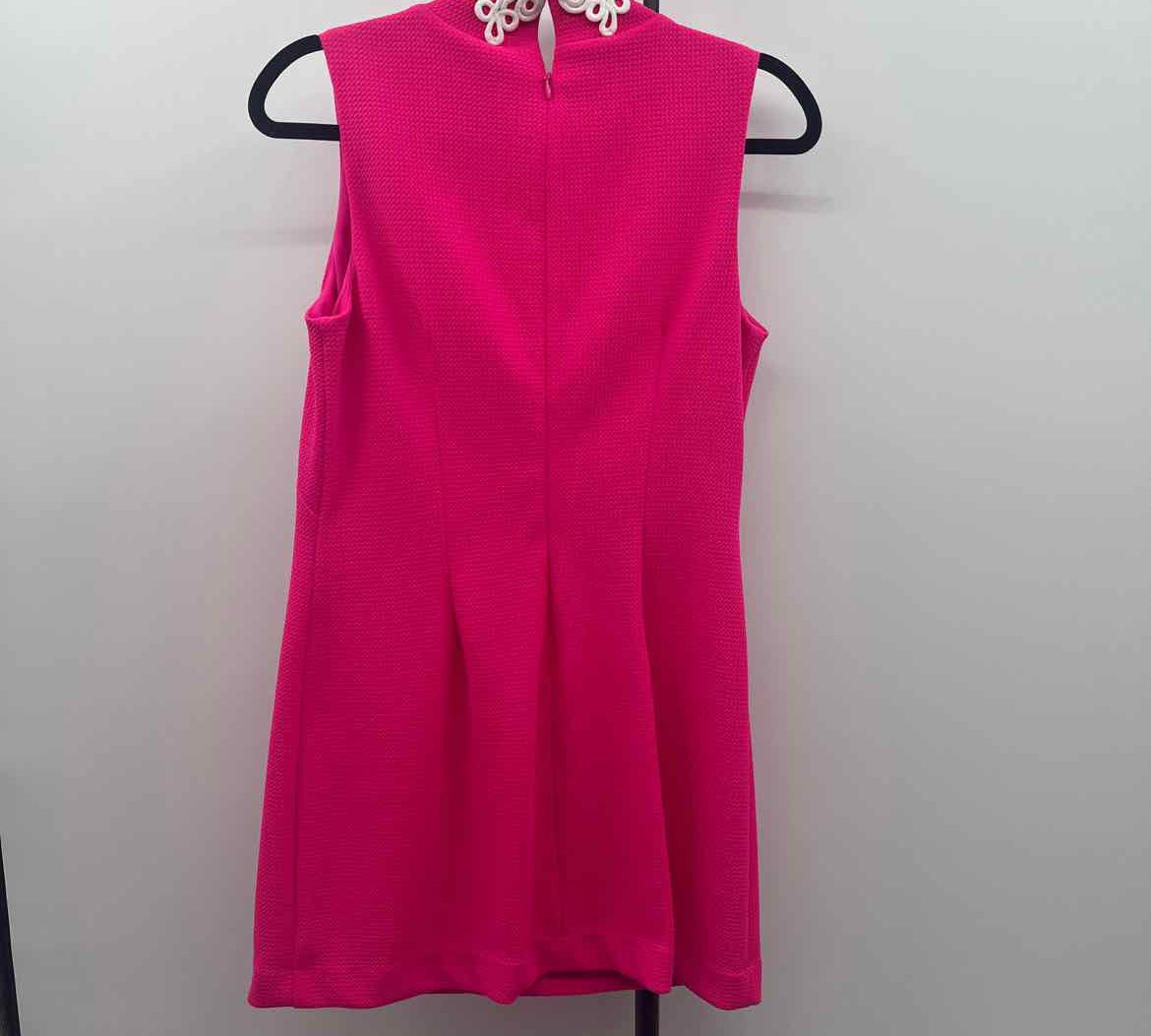 Vince Camuto Women's Size 8 Hot Pink Textured Dress