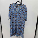 Nic & Zoe Women's Size 16 Blue Abstract Dress