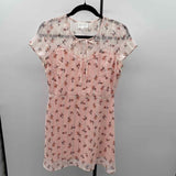 Line & Dot Women's Size 6 Blush Floral Dress