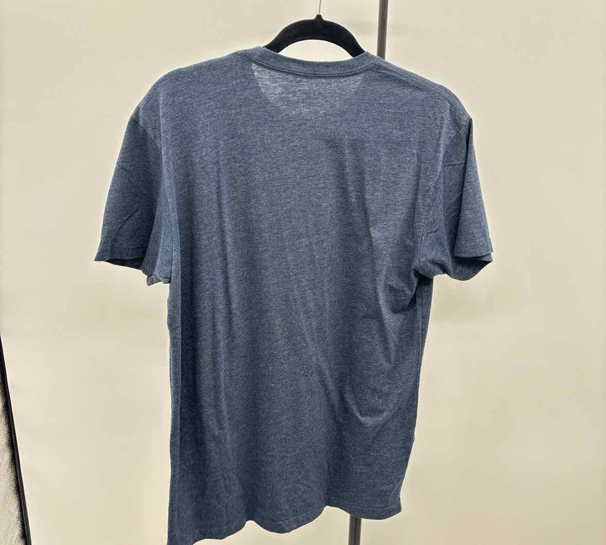 Orvis Women's Size L Navy Cotton/Polyester logo T-shirt
