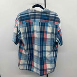 Tommy Bahama Men's Size L Blue Plaid Short Sleeve Shirt