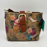 Patricia Nash Women's Brown Luxe Floral Purse