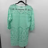 J Valdi Women's Size L Green Lace Coverup