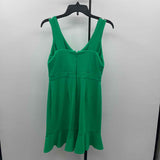 Bar III Women's Size 6 Green Solid Dress