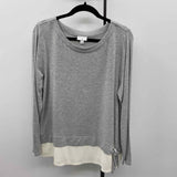 JJill Women's Size L Gray Solid Tunic
