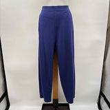 Eileen Fisher Women's Size LP Blue Solid Pants