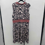 Wisp Women's Size 18W Navy Floral Dress