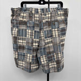 GH Bass & Co Men's Size 38 Gray Plaid Shorts