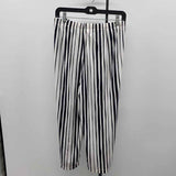 Chico's Women's Size 16 Black Stripe Capris