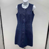 Tory Burch Women's Size 4 Navy Solid Dress